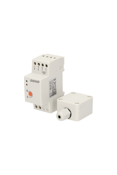 Orno OR-CR-231 twilight sensor, with external probe, IP65, rail installation