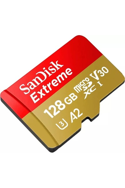 SanDisk Memory Card, 64GB, Red and Black