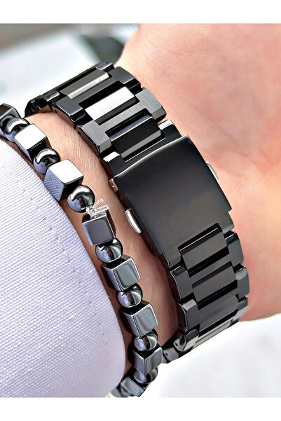 Store Ferrucci Functional Waterproof Black Men's Steel Watch