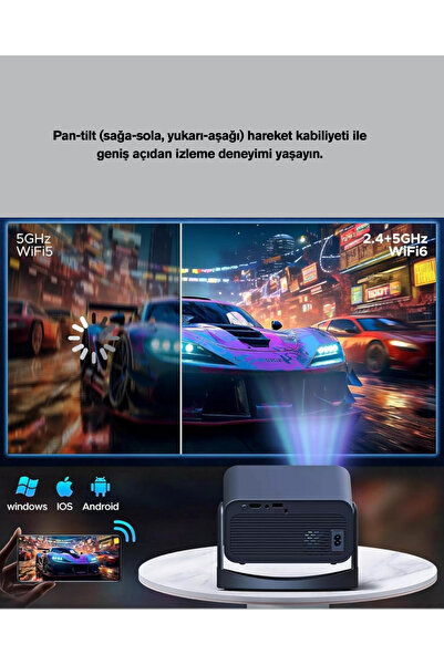 Clevora Full HD 1080P HDR Destekli Akıllı Projeksiyon Cihazı