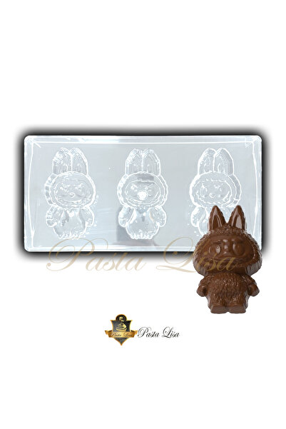 lisapastacılık Polikarbon Çikolata Kalıbı - Labubu Çikolata Kalıbı
