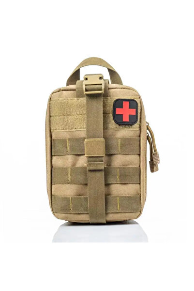 Choice4 طقم إسعافات أولية تكتيكي للطوارئ، أخضر عسكري، للتخييم والمشي لمسافات ...