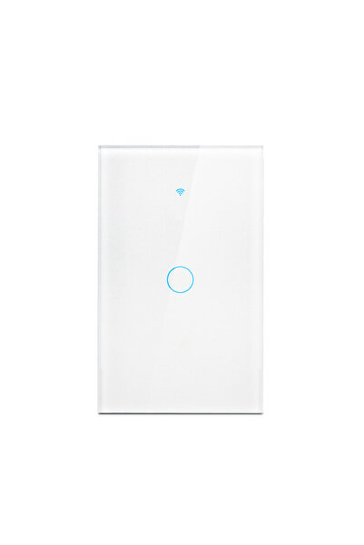 Choice مفتاح إضاءة ذكي لاسلكي من نوع Tuya WiFi، أبيض، أحادي الفتحة، يدعم لوحة...