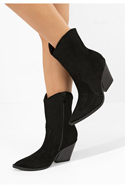 B T Shoes Cizme cowboy damă Sarisa negre