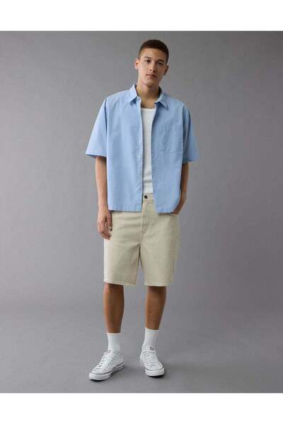 AMERICAN EAGLE AE Button-Up Poolside Shirt