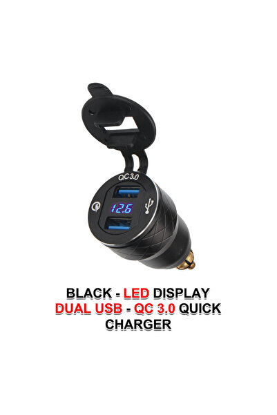 choice2 QC 3.0 - Dual USB QC3.0 Dual USB Charger 12V Power Adapter Hella DIN ...
