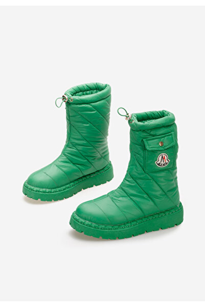 B T Shoes Γυναικείες Μπότες Χιονιού Kisena πρασινο