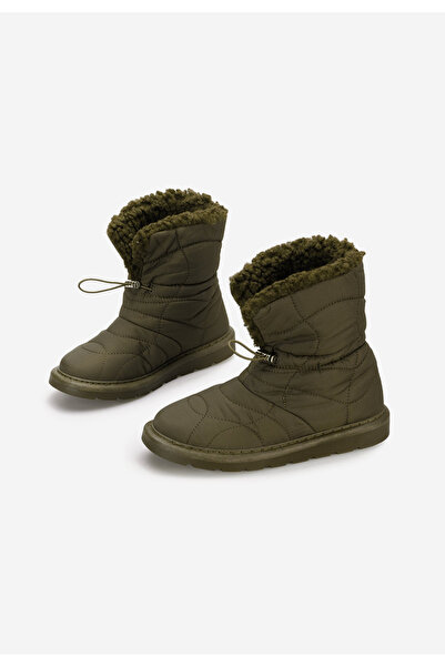 B T Shoes Γυναικείες Μπότες Χιονιού Kendra πρασινο