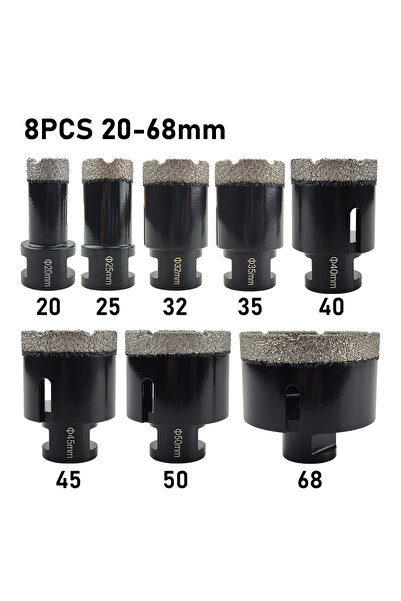 Choice24 8pcs 1 Pcs M14 Thread Diamond Dry Vacuum Brazed Drilling Core Bits S...