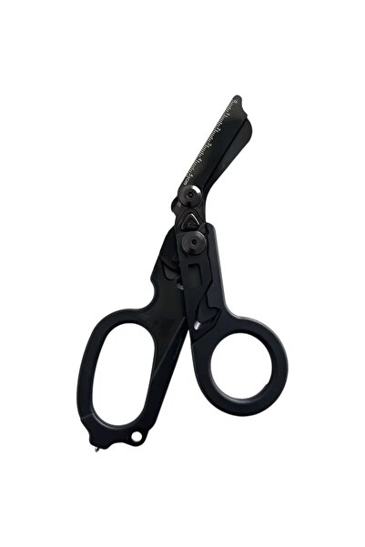 Choice17 مجموعة إسعافات أولية قابلة للطي 6 في 1 باللون الأسود بالكامل، تتضمن ...