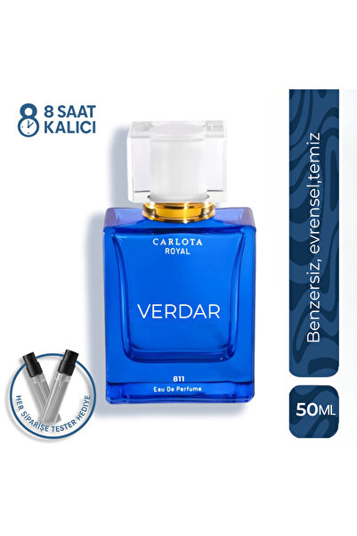 CARLOTA Royal VERDAR Erkek Parfüm 50 ML Eau De Parfum Kalıcı Lüks Koku