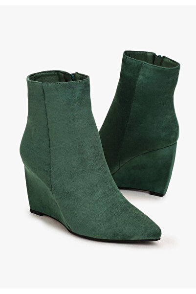 B T Shoes Μποτακια πλατφορμεσ Simera πρασινο