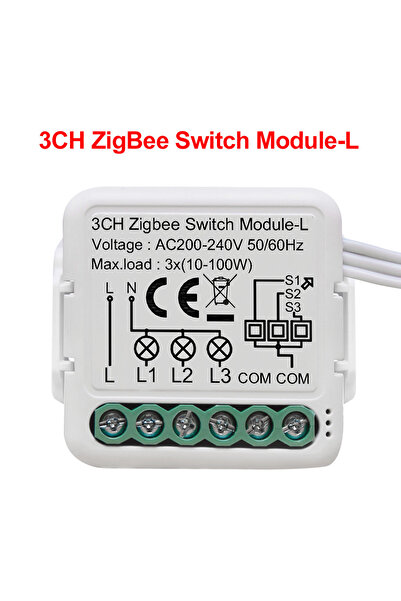 choice2 وحدة تبديل ZB 3CH GIRIER Tuya ZigBee 3.0 وحدة التبديل الذكية لا تتطلب سلكًا محايدًا للمنزل الذكي