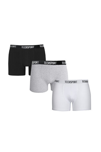 Techsport 3 bucăți boxer din bumbac cu benzi elastice, cu cutie specială, pot...