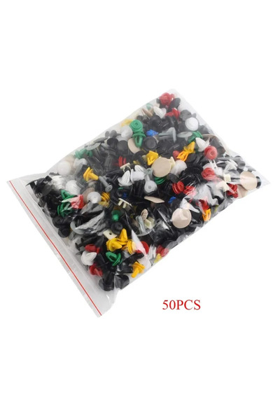 choice2 50pcs Universal Mixed Auto Fastener Car Bumper Clips Retainer Car Fas...