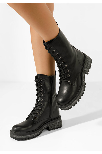 B T Shoes Αρβυλάκια γυναικεία Felicita μαύρα