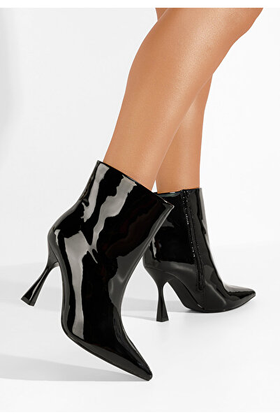 B T Shoes Botine stiletto Thessalia negre