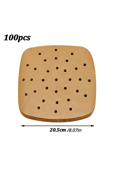 Choice1 100 قطعة من ورق الزبدة للاستخدام مرة واحدة، 20.5 سم، بطانة ورقية للقل...
