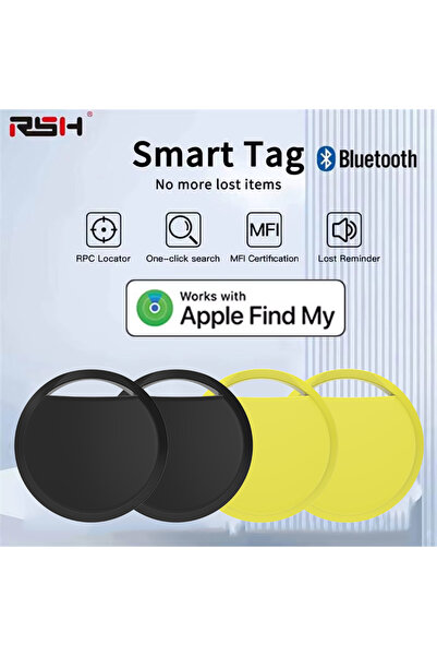 Choice6 4-pack v7 4-pack Black Smart tag(only IOS),Work with Find My (iOS onl...