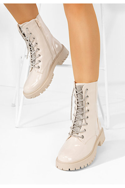 B T Shoes Αρβυλάκια γυναικεία Diedra V2 μπεζ