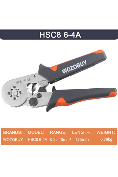 Choice1 HSC8 6-4 Pliers Ferrule Crimping Tool HSC8 6-4/6-6 Electrical Crimper...