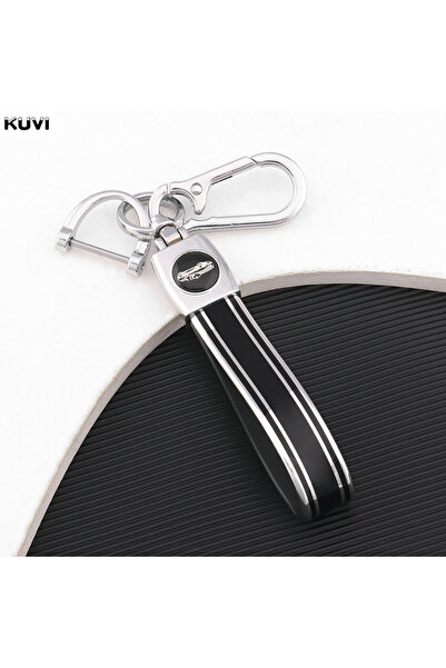 Choice3 Silver Black High Quality TPU Keychain For Men Women Car KeyRing Girl...