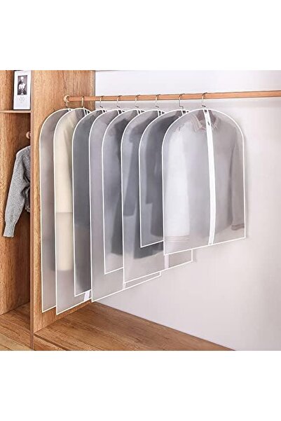 Flippy 5 Zippered Storage Bags, Flippy, 60x140 cm, Transparent-White