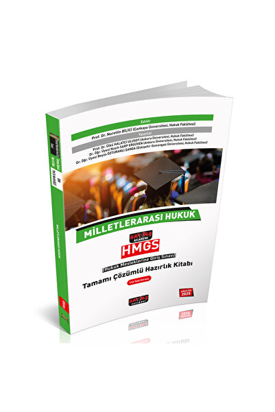 Savaş Yayınevi HMGS Milletlerarası Hukuk Tamamı Çözümlü Hazırlık Kitabı Savaş...