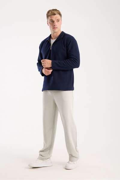 KAPHONE Чоловічий світшот з напівзастібкою на блискавці