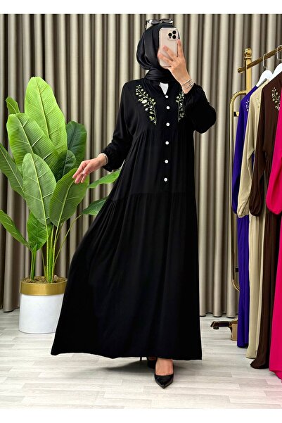 azra fashion viskon elbise