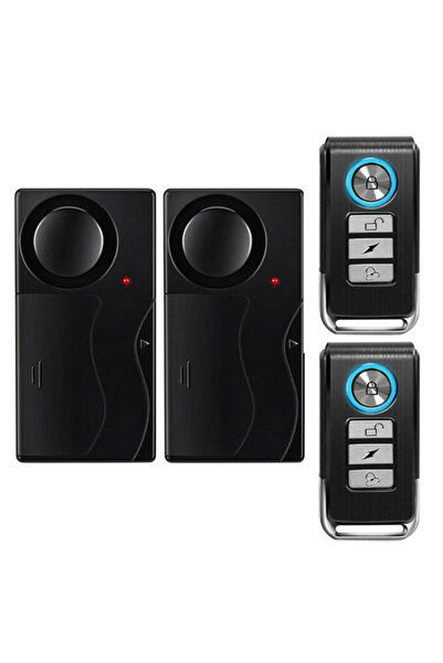 Choice1 مجموعتان من أجهزة إنذار Anchtek اللاسلكية المزودة بخاصية الاهتزاز وجه...