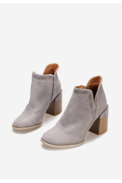 B T Shoes Camelové letní cizmy děrované Ia gri