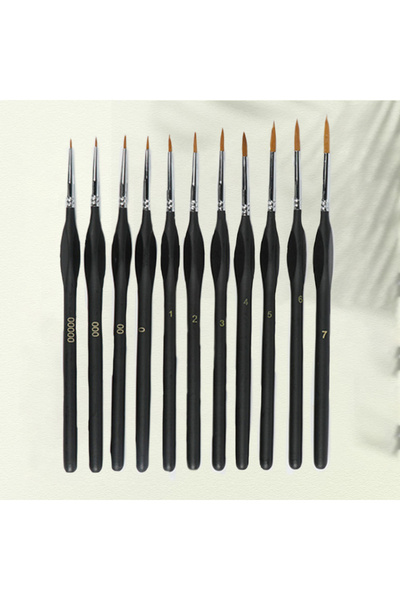 Choice3 00000-7 مجموعة فرش طلاء دقيقة الرأس مكونة من 11 قطعة، مناسبة أكريليك،...