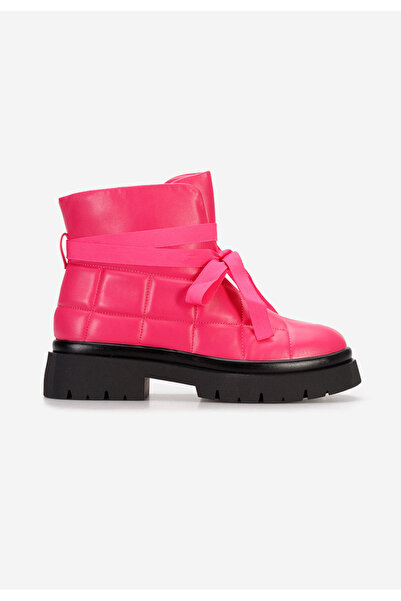 B T Shoes Fuchsiové dámské sněhule Sinelda