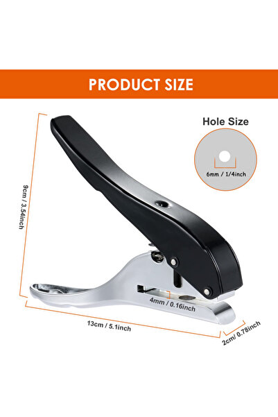Choice6 أداة تثقيب 6 مم (قطعة واحدة) 3 مم 6 مم 8 مم 10 مم كماشة تثقيب حواف ال...