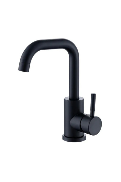 choice2 صنبور حوض حمام أسود من النيكل الأسود، مصنوع من الفولاذ المقاوم للصدأ ...