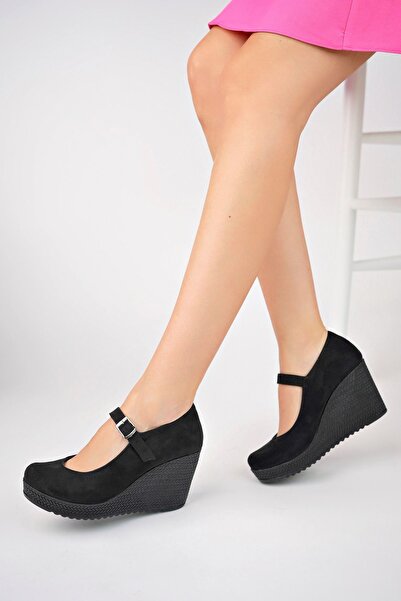 İrem Ayakkabı Padded Sole Front Buckle Shoes