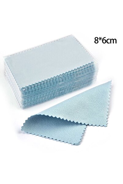 Choice23 رقم ٢٨، ١٠ × ٦.٥ سم / ٨ × ٨ سم، ٥٠ قطعة من قماش تنظيف وتلميع الفضة، ...