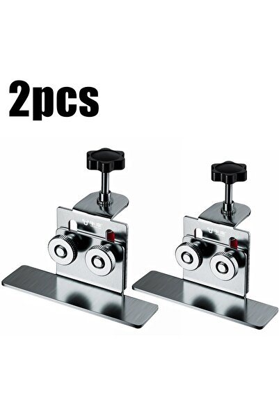 Choice1 أداة تركيب أبواب الخزائن (قطعتان) - إطار خزانة من الفولاذ المقاوم للص...