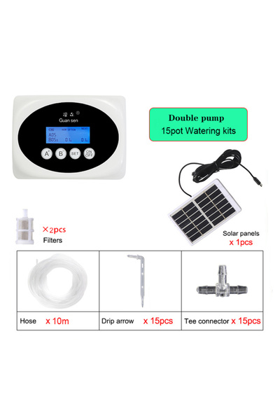 Choice Double pump 10M Double Pump Intelligent Drip Irrigation System Water P...