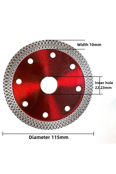 choice2 115mm 1pc Diamond Dry Cutting Blade Disc Porcelain Ceramic Tile Turbo...