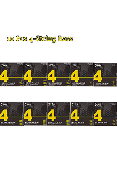 Choice8 ١٠ قطع من أوتار جيتار البيس الكهربائي ZIKO، ٤/٥/٦ أوتار، مصنوعة من فو...