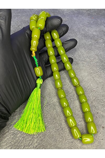 Mos Tespih Large Size Rope Tasseled High End Tightening Amber Prayer Beads