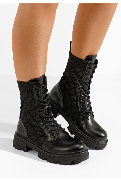 B T Shoes Černé dámské workery Dallas