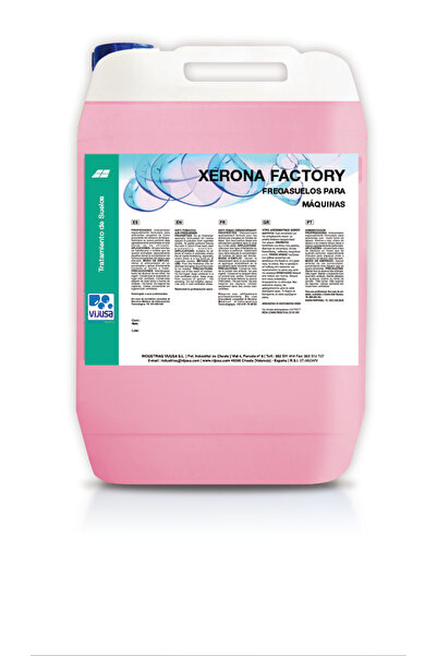 VIJUSA XERONA FACTORY 10 L - DETERGENT ANTISPUMANT - pentru mașini de spălat podele