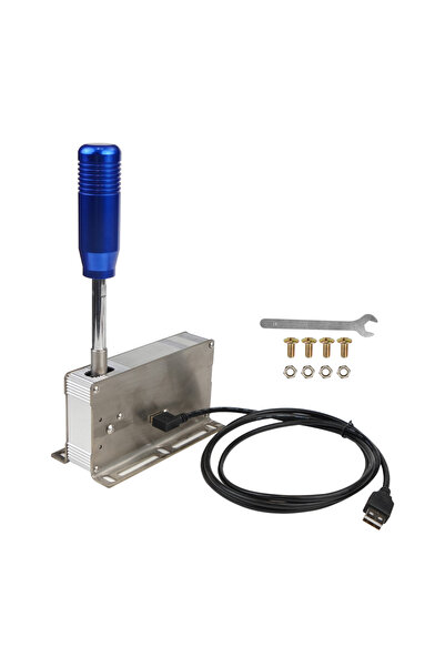 Choice1 Blue PC USB Racing Games Sequential Shifter H Gear Shift SIM For Logi...