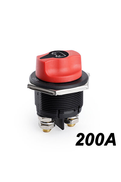 Choice1 مفتاح فصل بطارية السيارة 200 أمبير أسود، 50، 100، 200، 300 أمبير، منا...