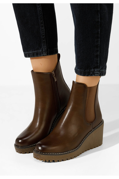 B T Shoes Μποτακια πλατφορμεσ Aleisa ταμπά