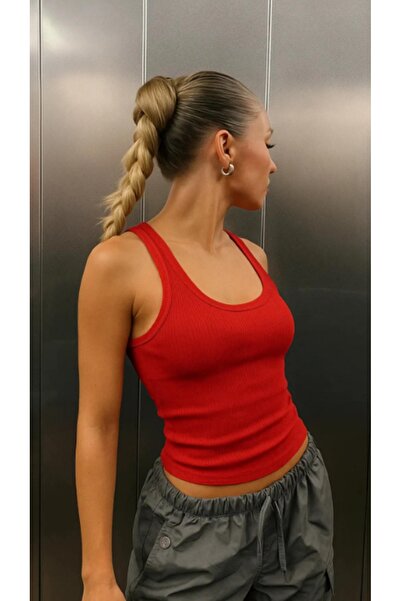 greymoda γυναικείο κοντό μπλουζάκι κοτλέ