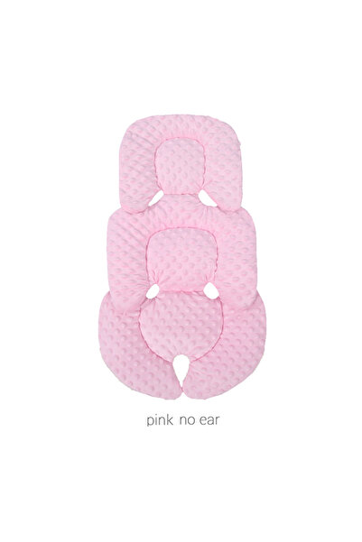 Choice4 وسادة عربة أطفال وردية اللون بدون أذن من فور سيز، وسادة مقعد السيارة ...